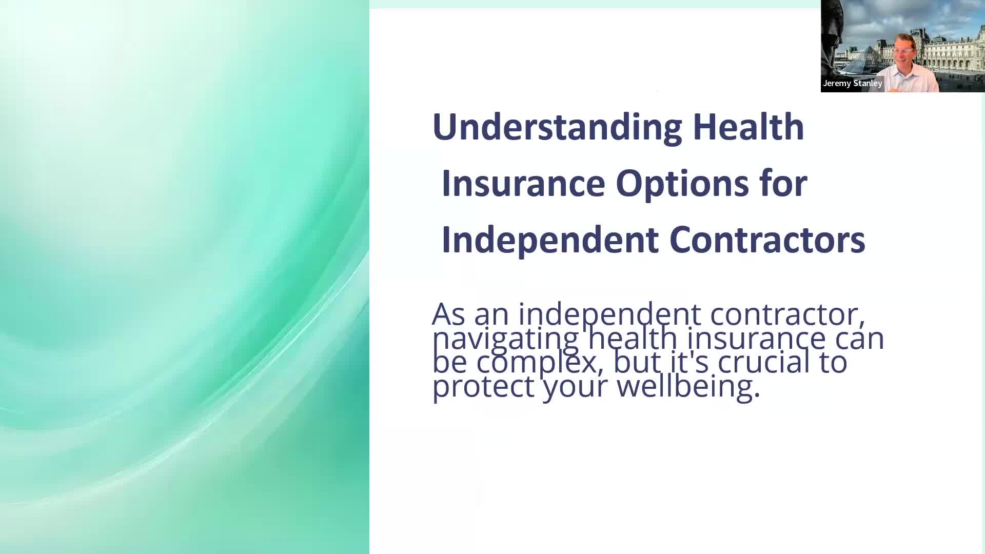 Navigating Health Insurance as an Independent Contractor